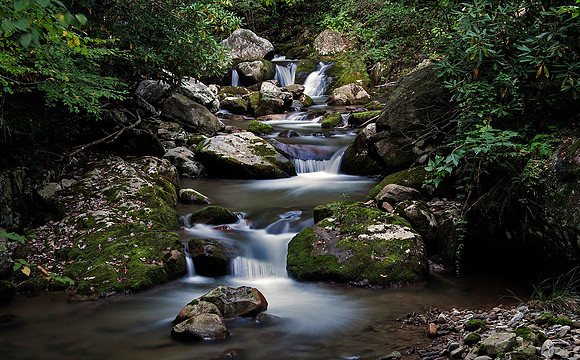 The Bridge Pools on Rocky Fork Cr.
